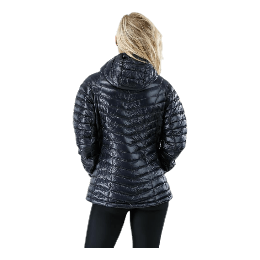 Mountain Hardwear Ghost Whisperer Hooded Down Jacket Black Grey Sportamore