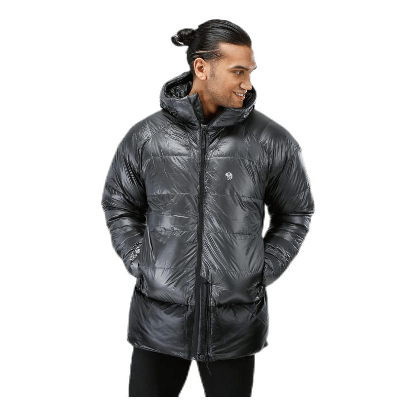 Phantom Hooded Down Jacket Grey