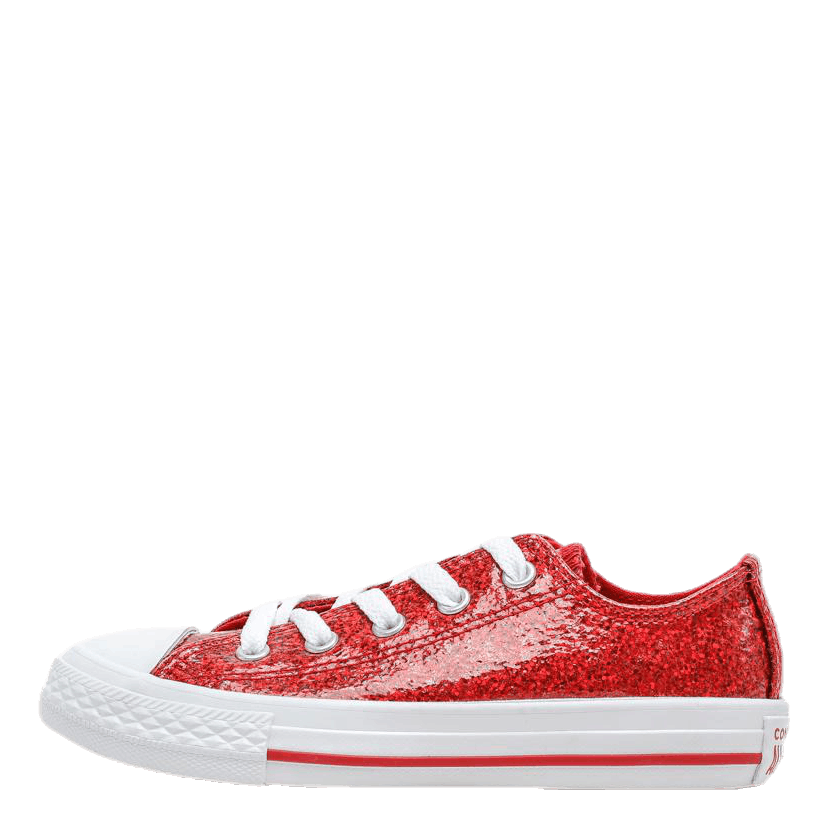 Red 2025 sparkly converse