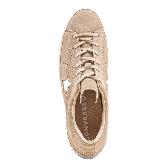 Converse One Star Platform Suede Beige Sportamore