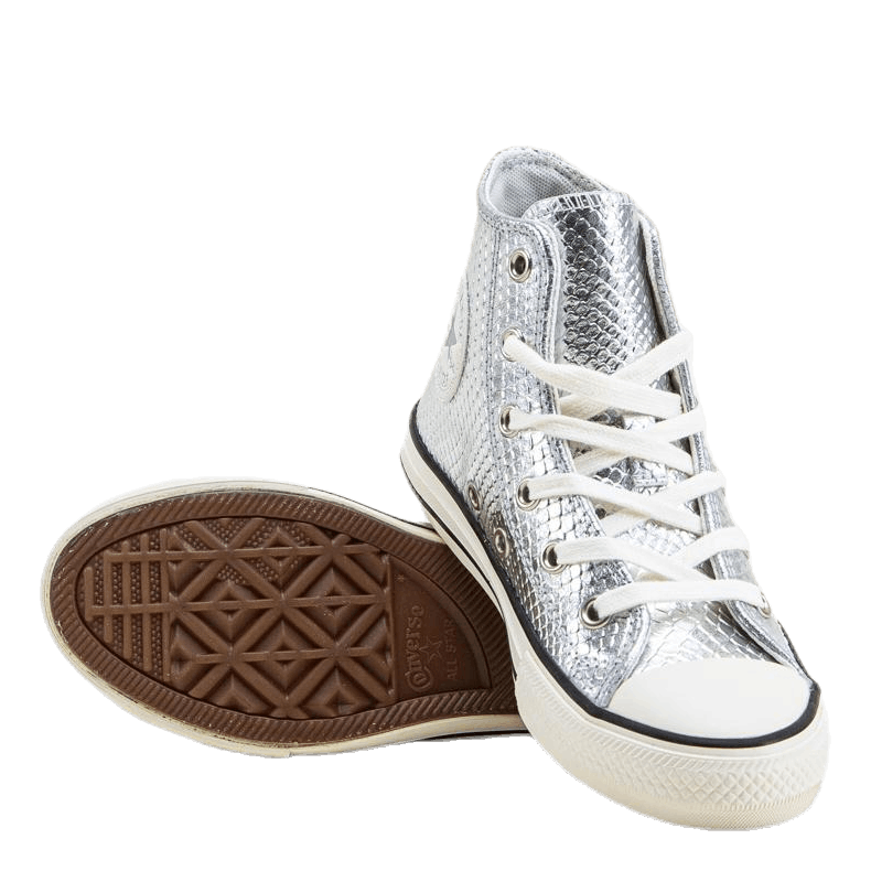 J Chuck Taylor All Star Metallic Silver