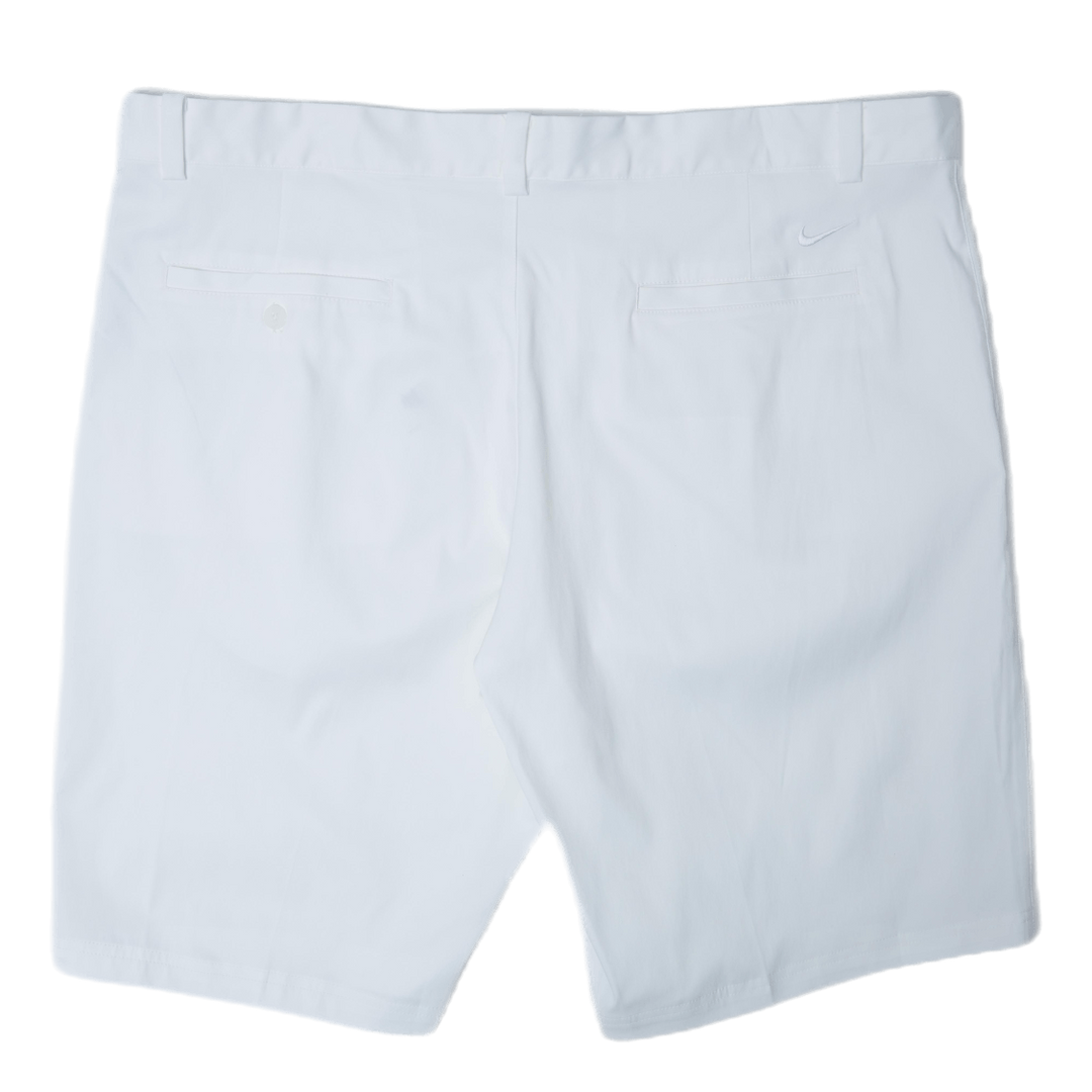 Flat Front Short White