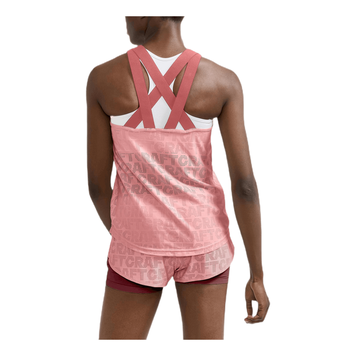 Core Charge Logo Singlet Pink