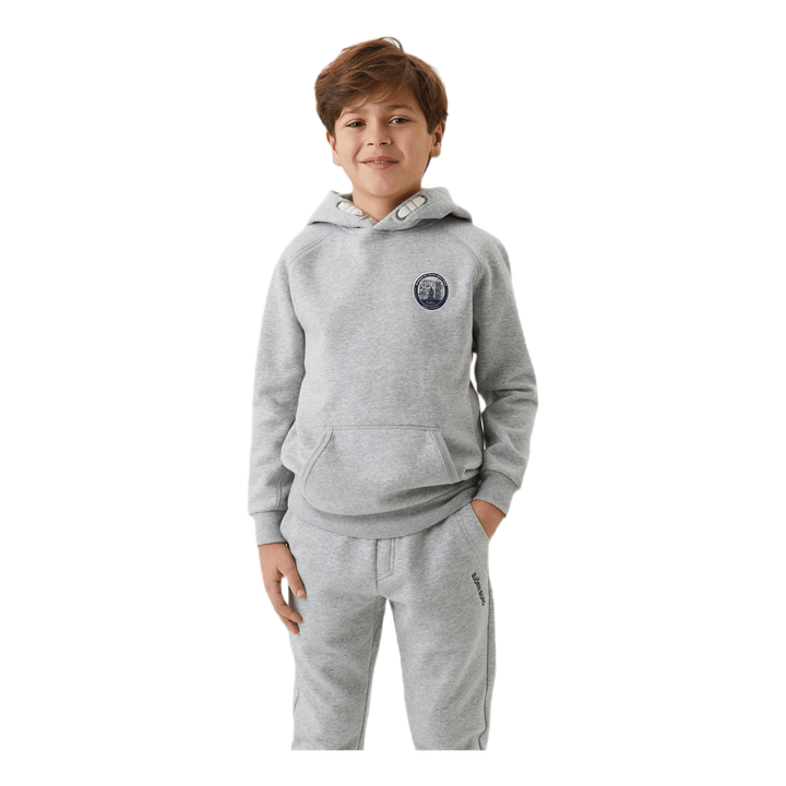 Jr Borg Sport Hoodie Grey