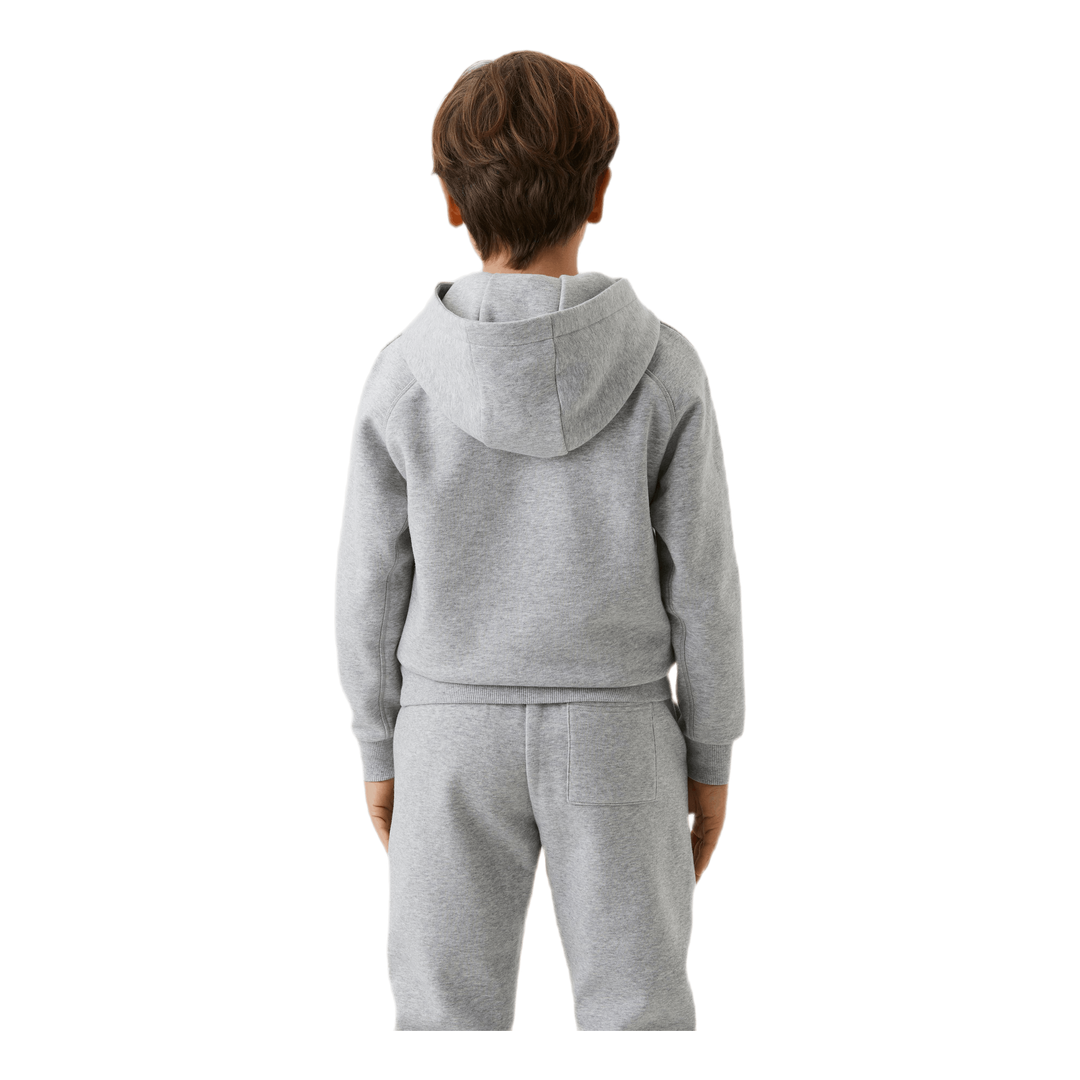 Jr Borg Sport Hoodie Grey