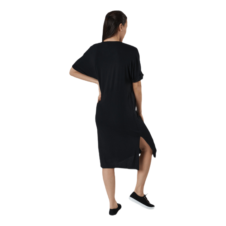 Neora Ss Fold Up Dress Black