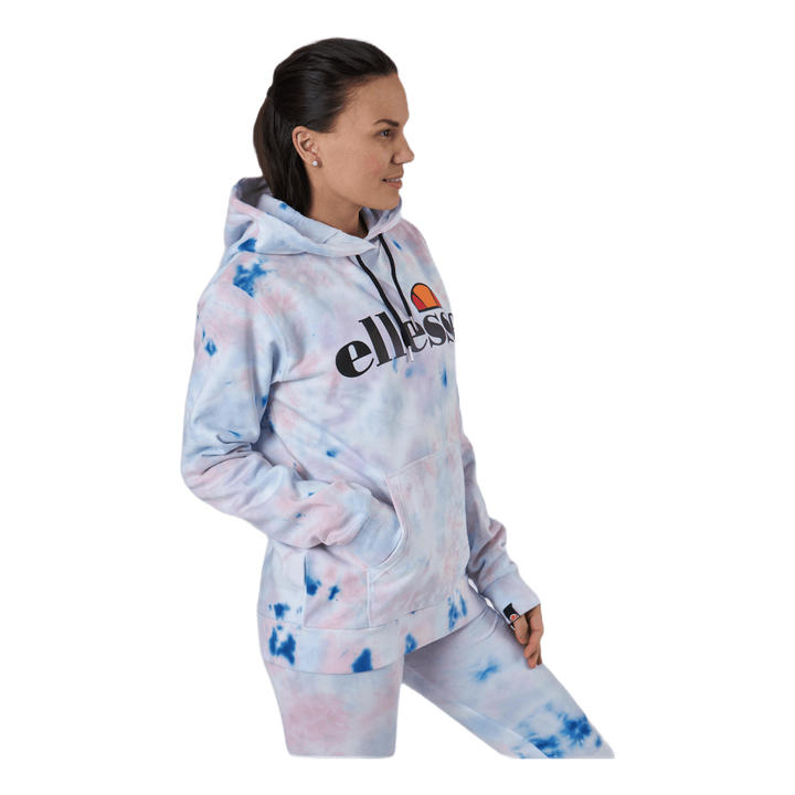 El Torices Tie Dye Oh Hoody White