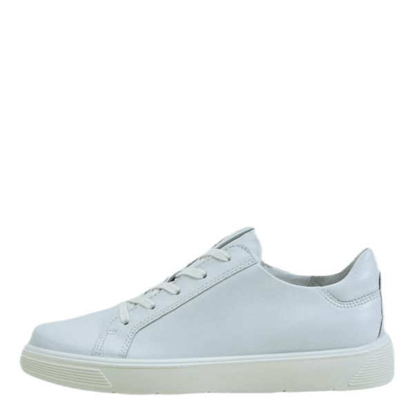 ECCO Street Tray Laced Shoes White Sportamore