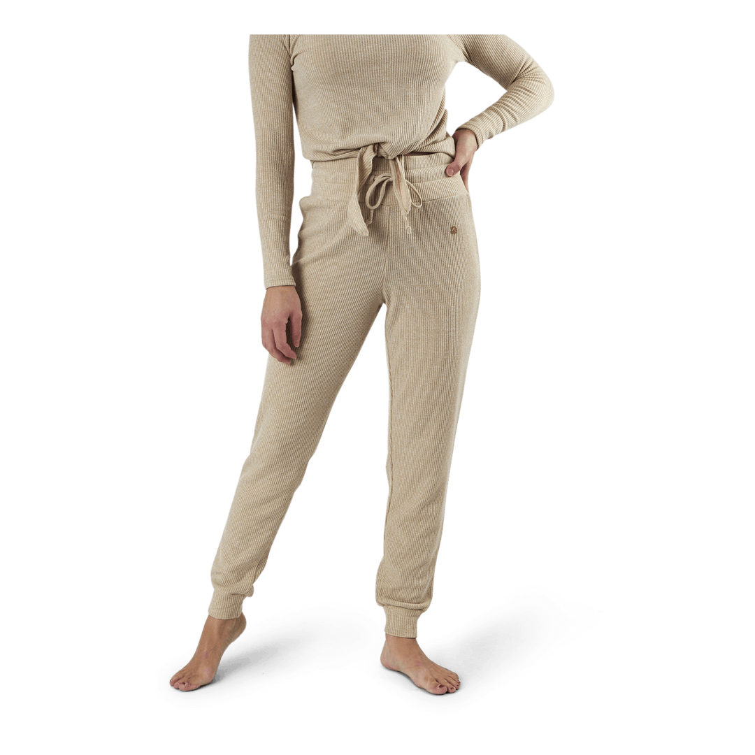 Studio Rib Pant Beige