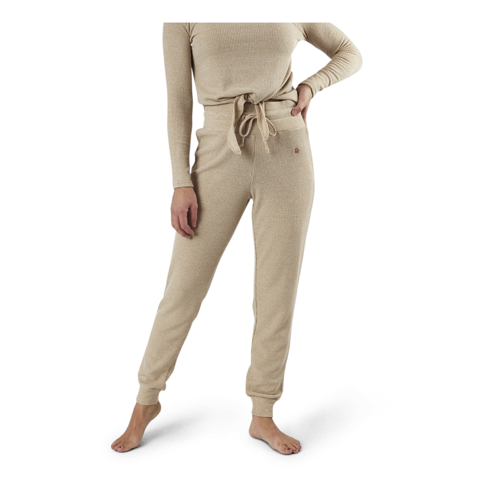 Studio Rib Pant Beige