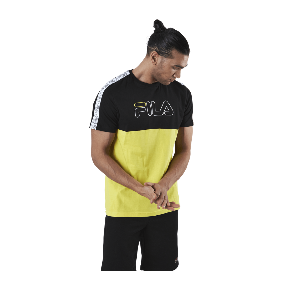 Fila JOPI blocked tape tee Black Sportamore