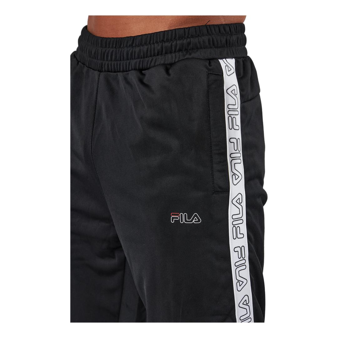 Jairus Tape Track Pants Black