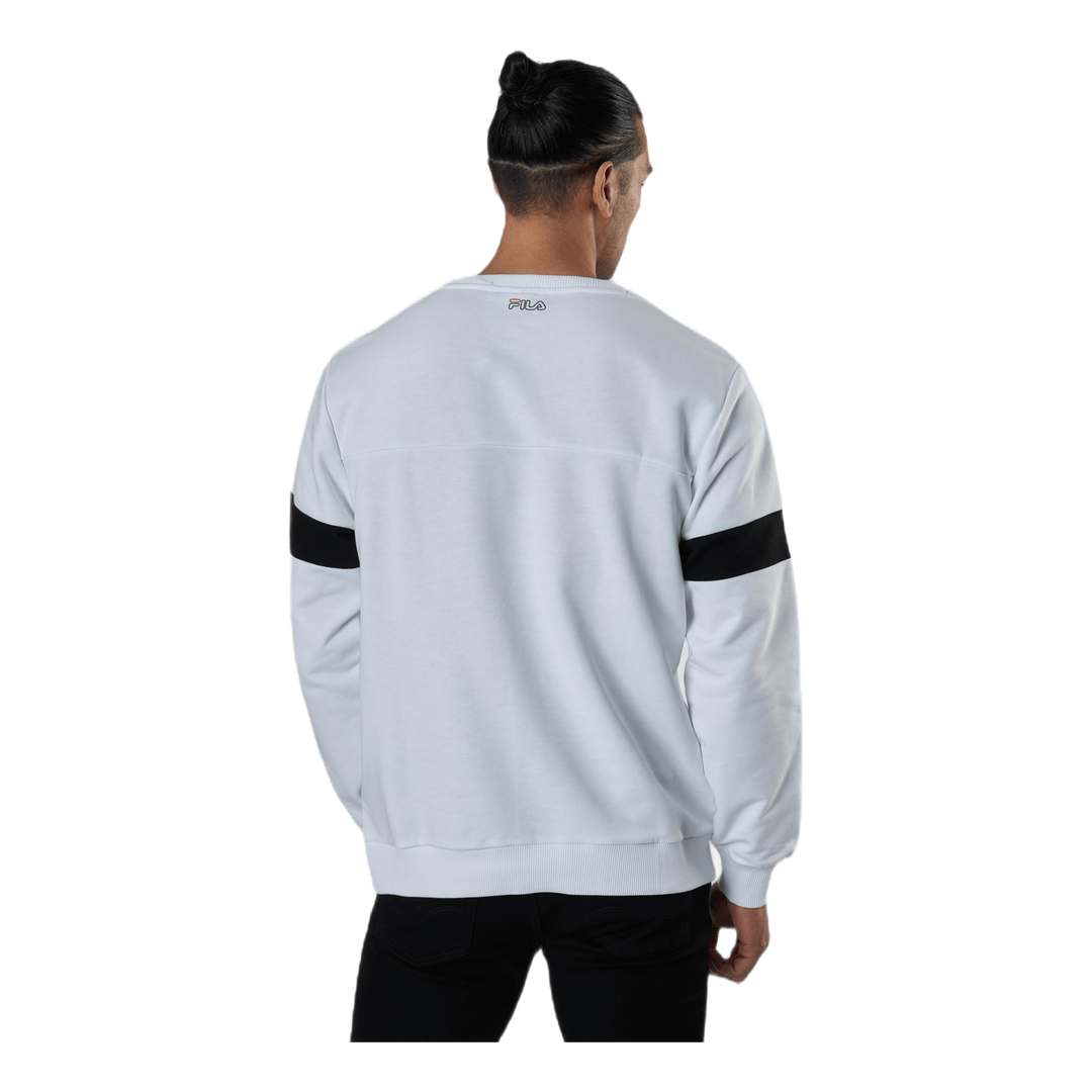 Jacoby Blocked Tape Crew Sweat White