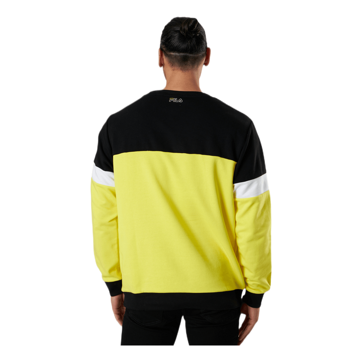 Jacoby Blocked Tape Crew Sweat Black