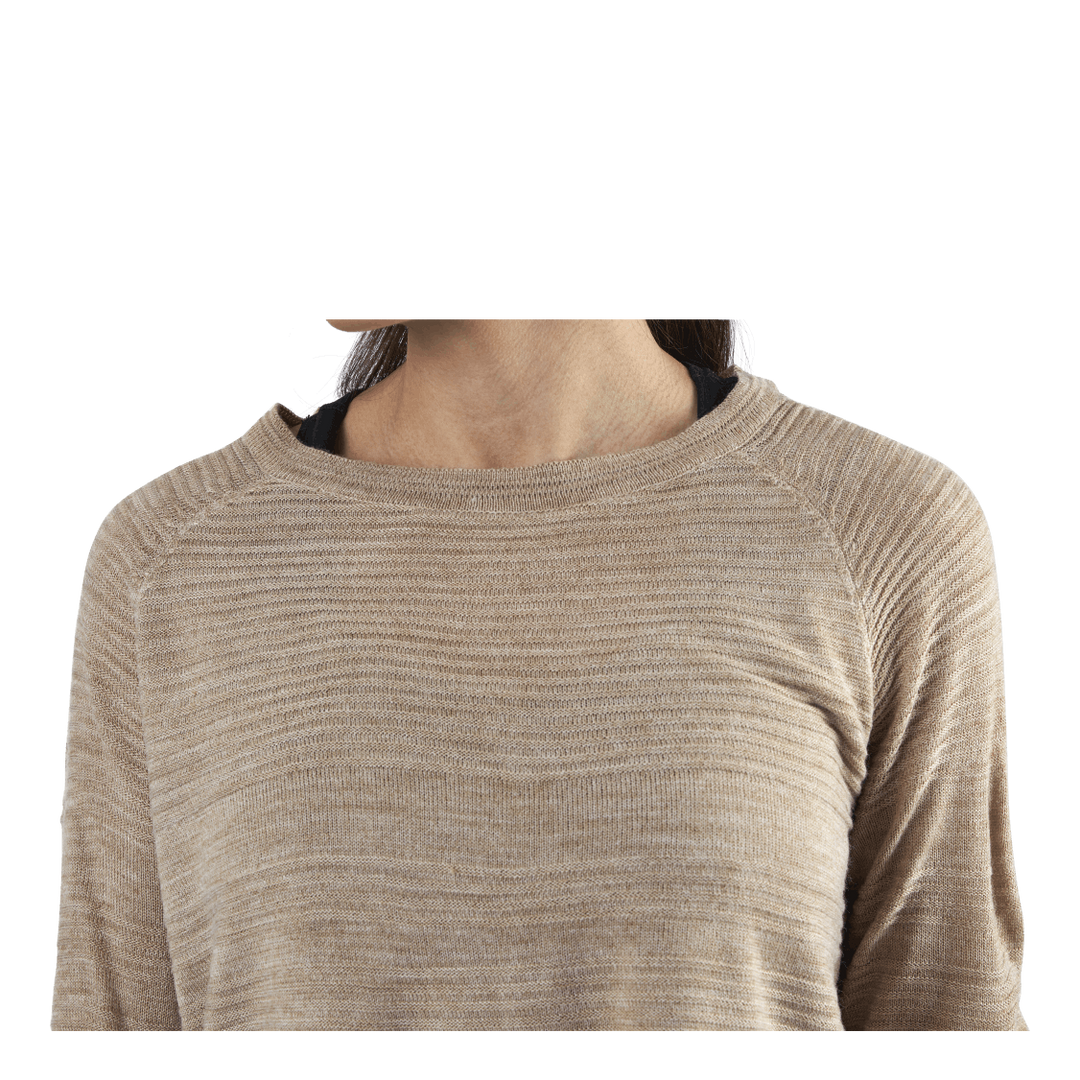 Caviar L/S Pullover Knt Beige