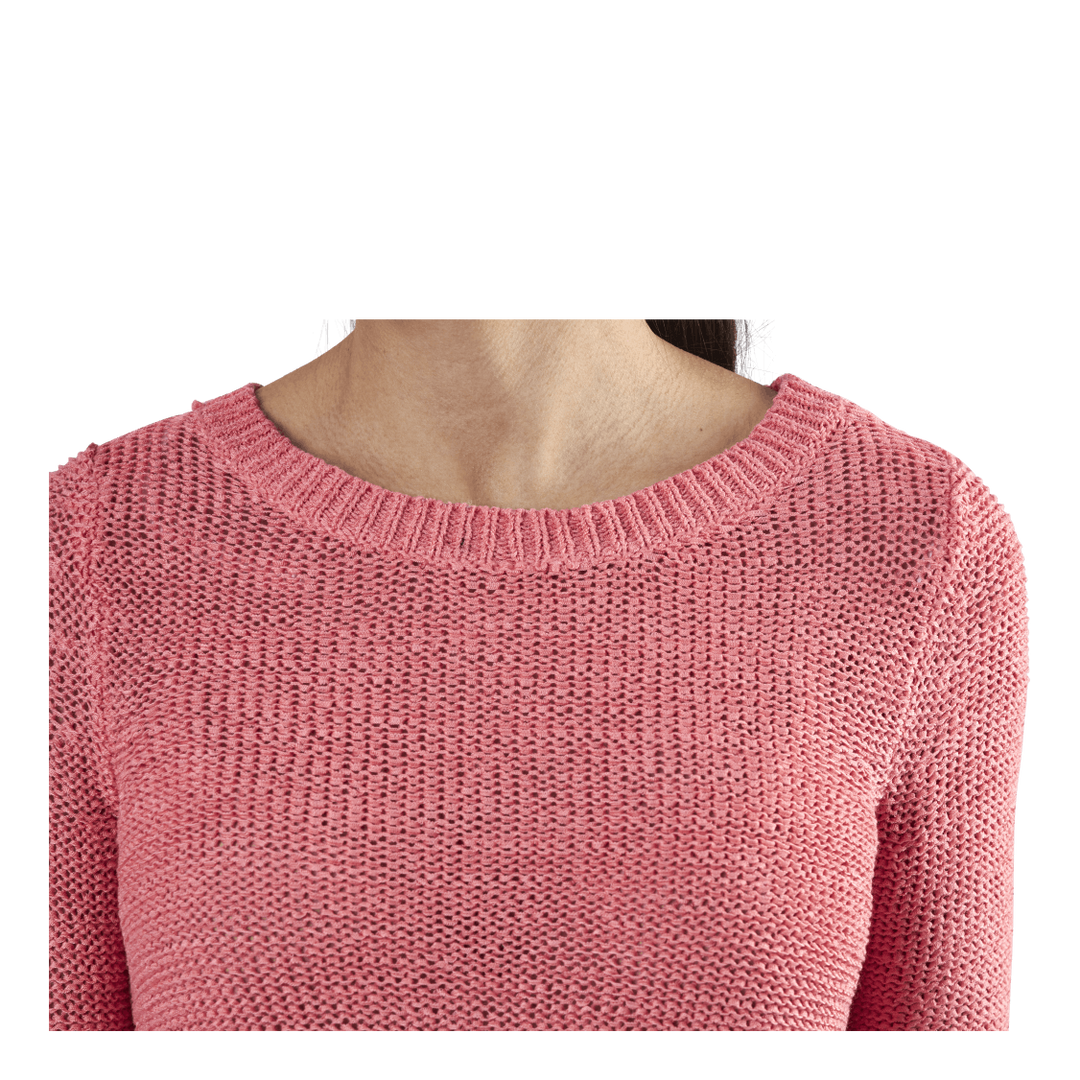 Geena Xo L/S Pullover Knt Pink