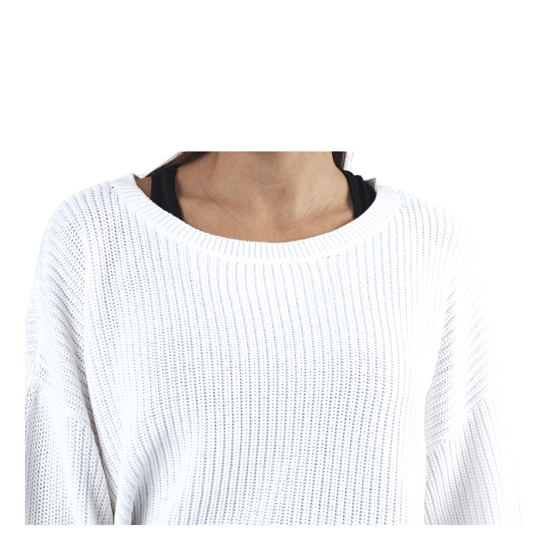 Hilde Life  L/S Pullover Knt White