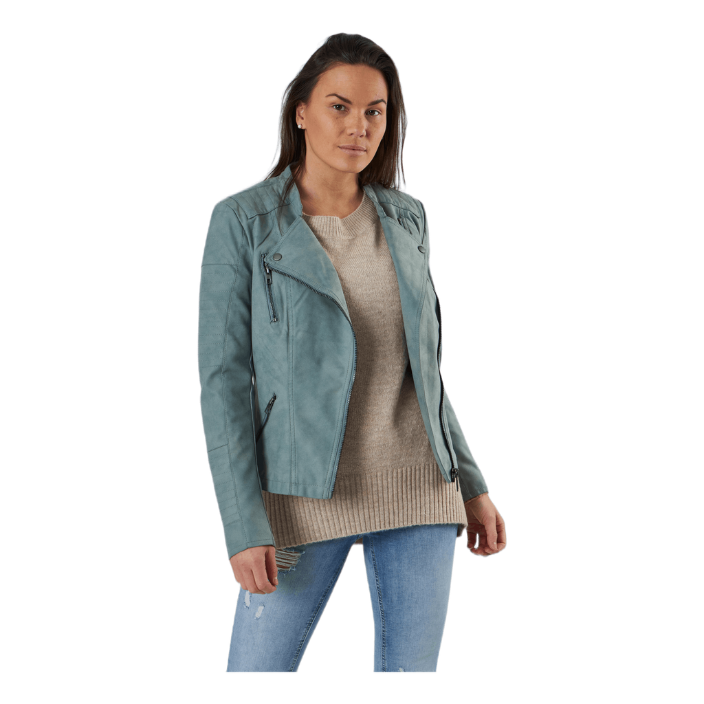 Only ava faux leather 2025 biker jacket