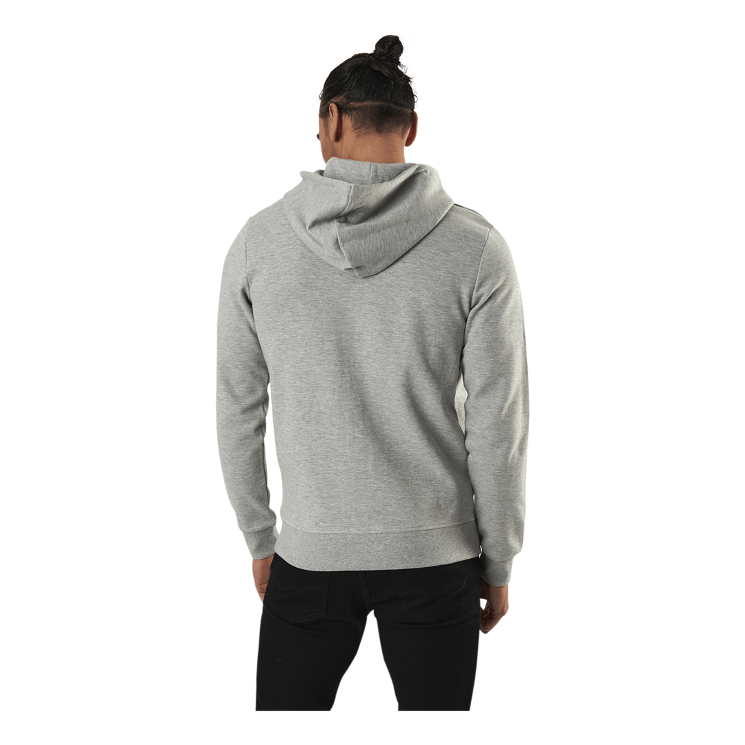 Basic Sweat Zip Hood Grey