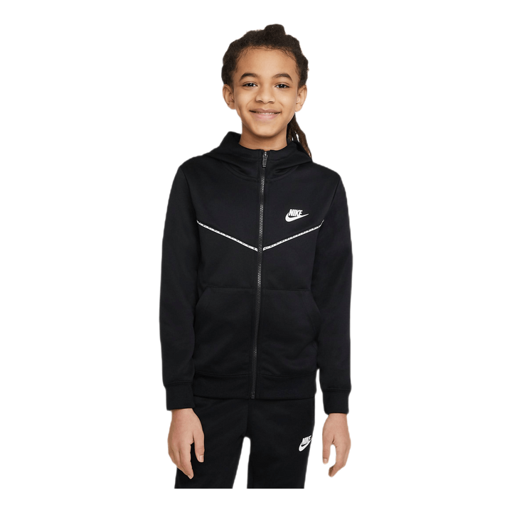 Junior Repeat FZ Hoodie Black