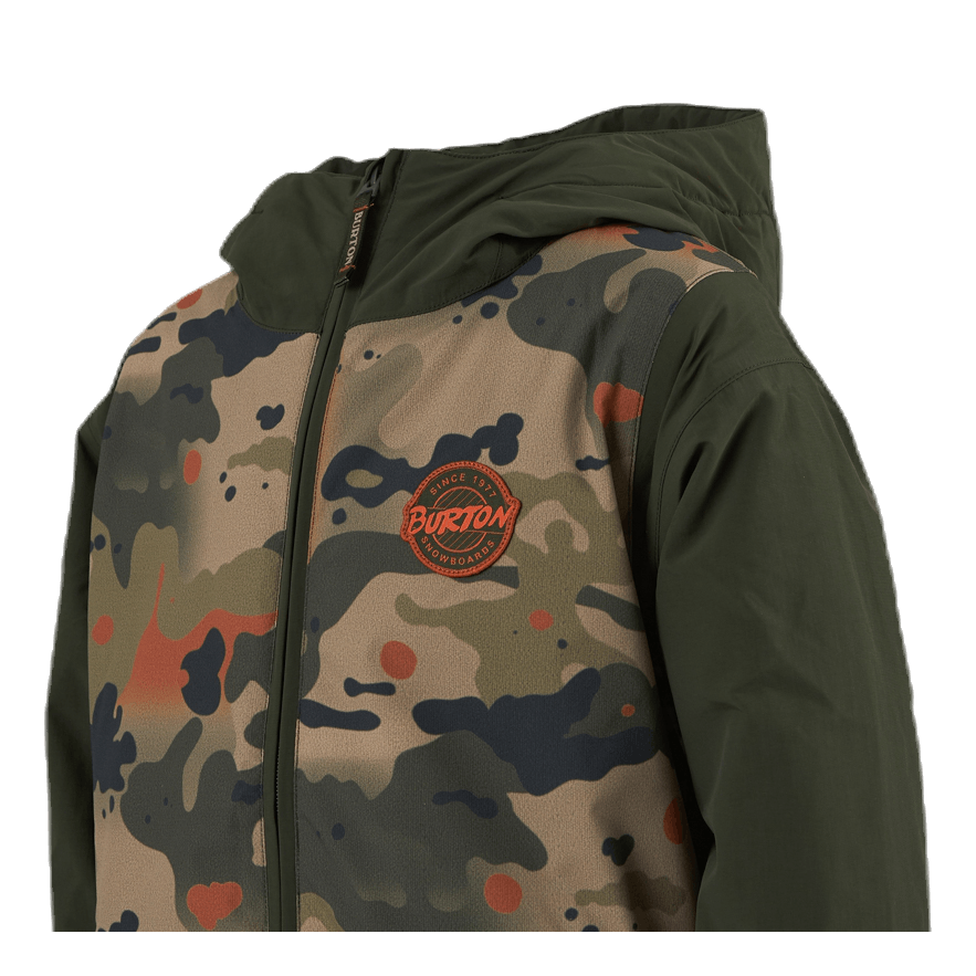 Boys Gameday Jacket Patterned/Green