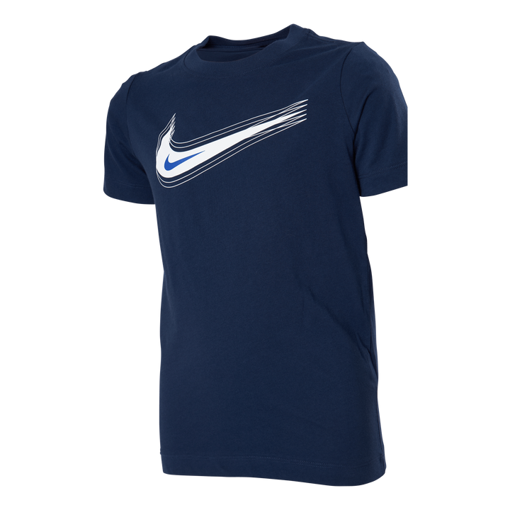 Junior Big Swoosh Tee Blue