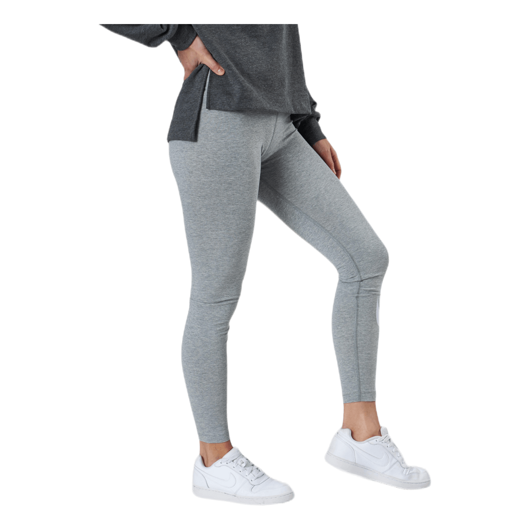 Sportswear Essential Women's Mid-Rise Swoosh Leggings DK GREY HEATHER/WHITE