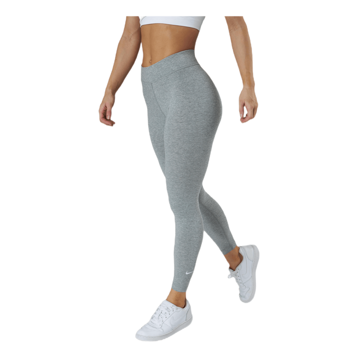 Sportswear Essential Women's 7/8 Mid-Rise Leggings DK GREY HEATHER/WHITE