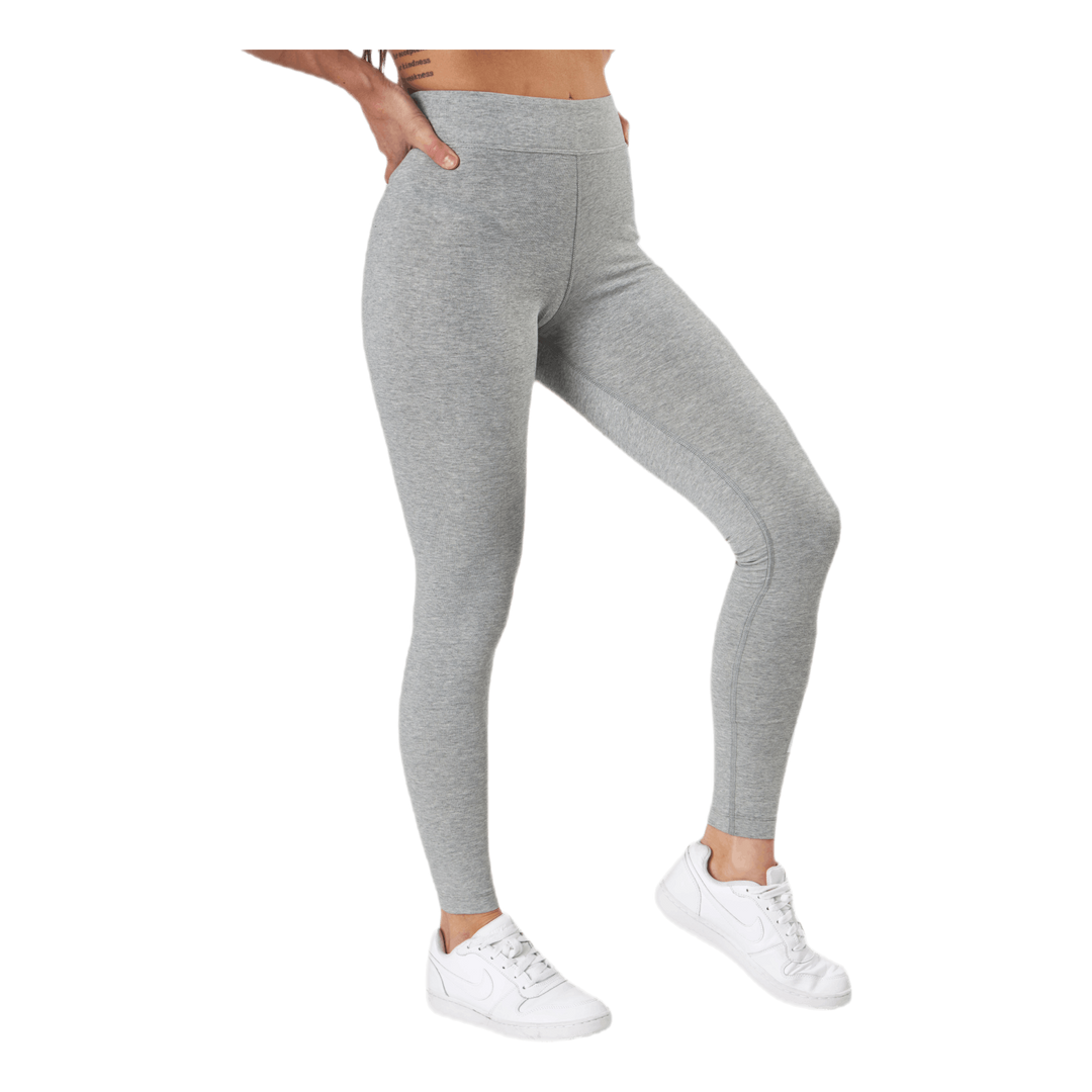 Sportswear Essential Women's High-Waisted Graphic Leggings DK GREY HEATHER/WHITE