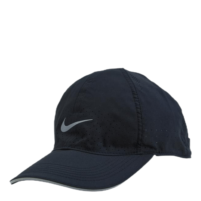 Dri-FIT Aerobill Featherlight Perforated Running Cap BLACK/REFLECTIVE SILV