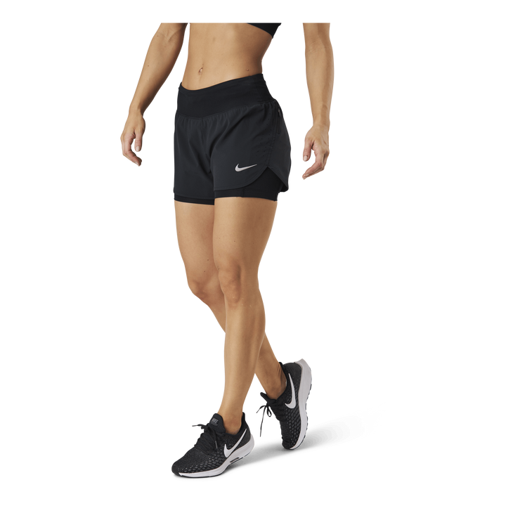 Eclipse 2-In-1 Running Shorts Black