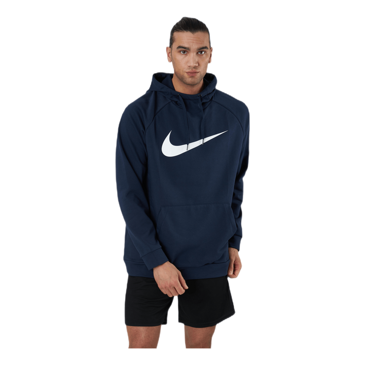 Dri-FIT Men's Pullover Training Hoodie OBSIDIAN/WHITE