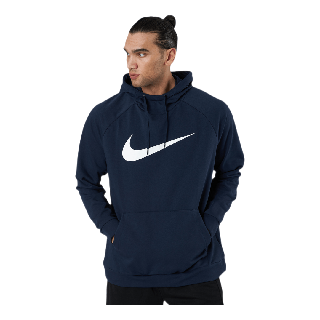 Dri-FIT Men's Pullover Training Hoodie OBSIDIAN/WHITE