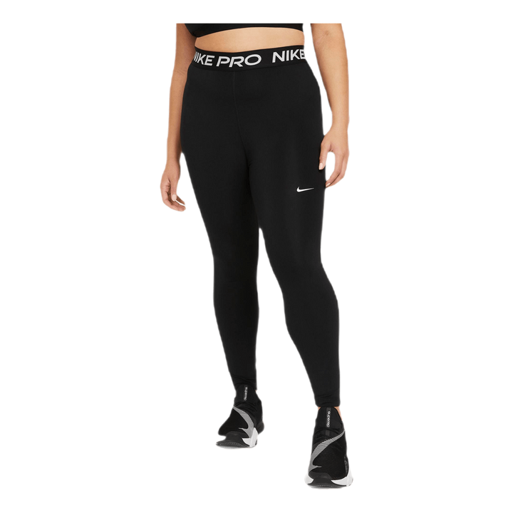 Nike Pro 365 Women's Leggings (Plus Size) BLACK/WHITE