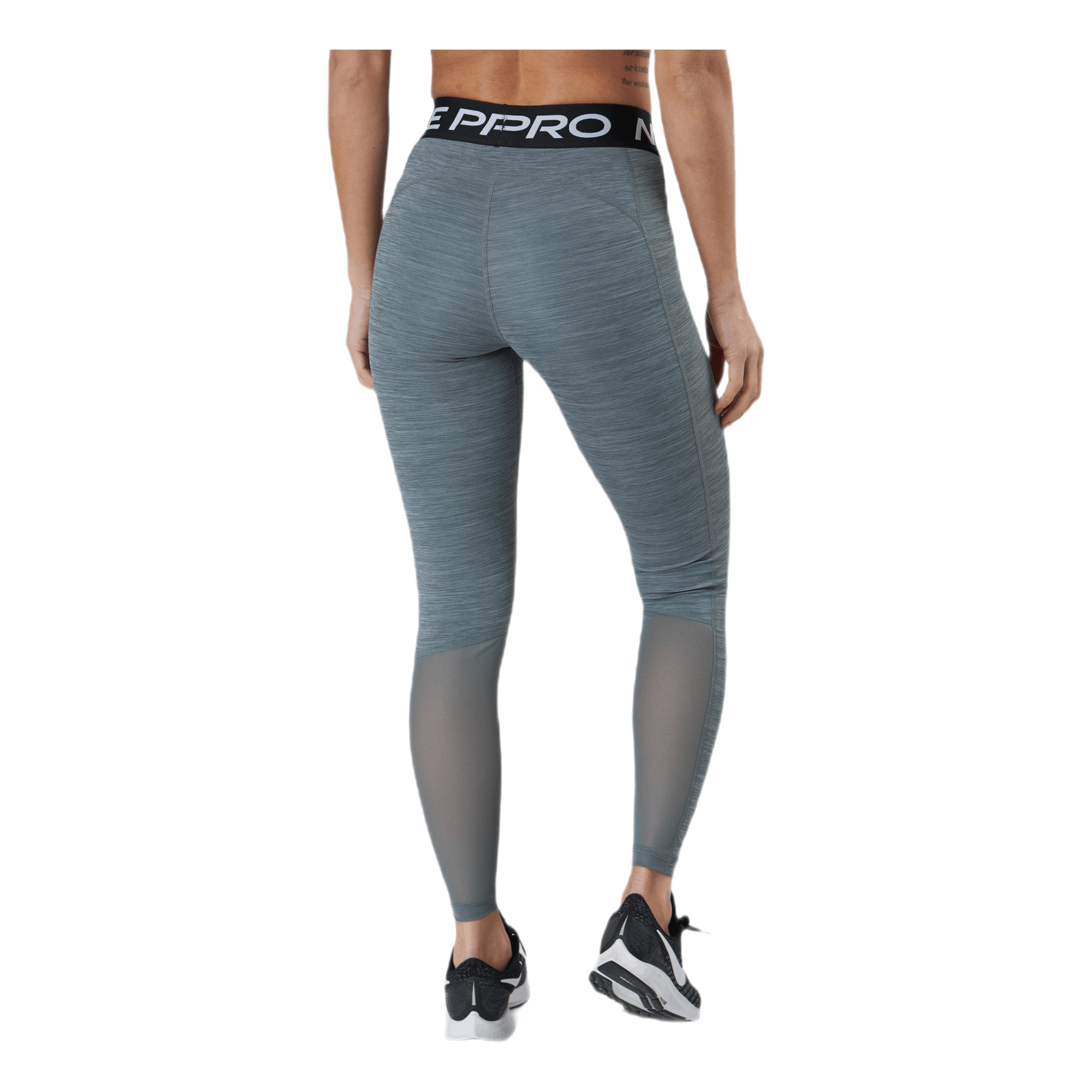 Nike Nike Pro Women's Mid-Rise Mesh-Paneled Leggings SMOKE GREY/HTR/BLACK/WHITE  – Sportamore.com