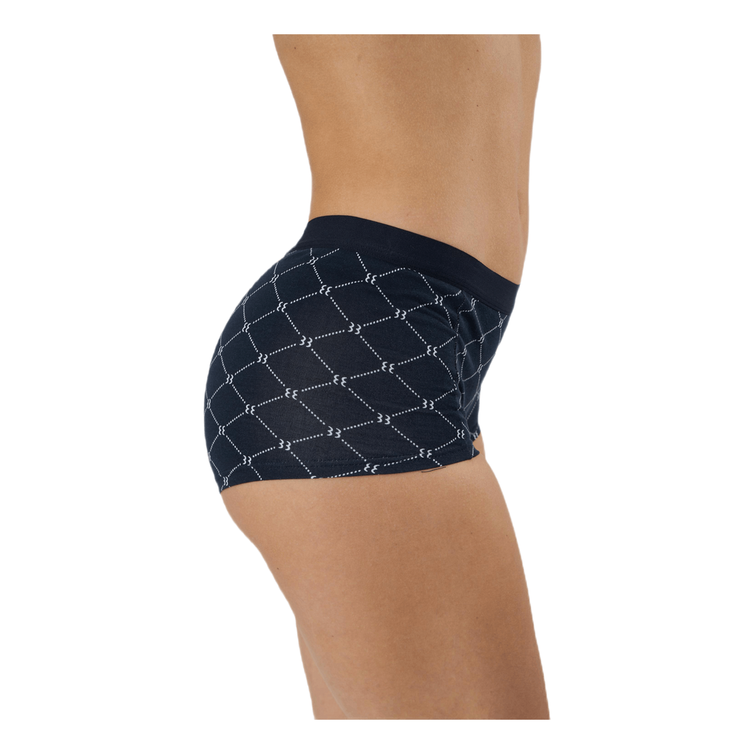 Mia Tennis Net Minishorts 5-Pack Blue/Black