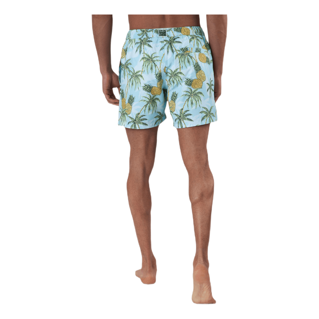 Sylvester Loose Shorts Blue/Patterned