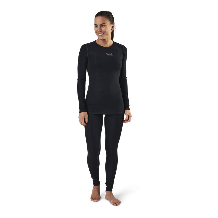 Jenna Bamboo Baselayer Set Black