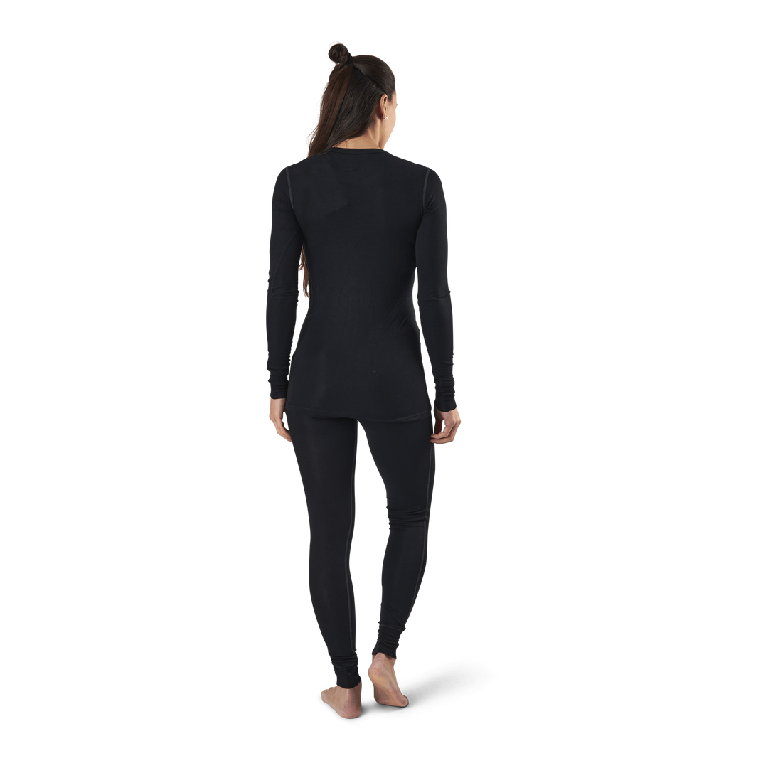 Jenna Bamboo Baselayer Set Black