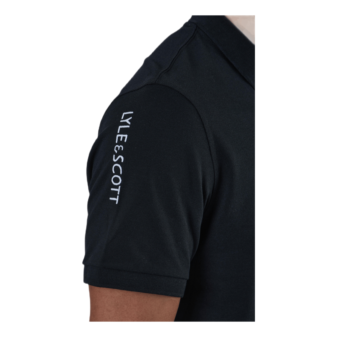 Sleeve Logo Polo Black