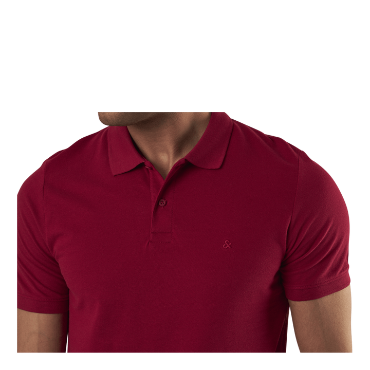 Basic Polo Ss Red