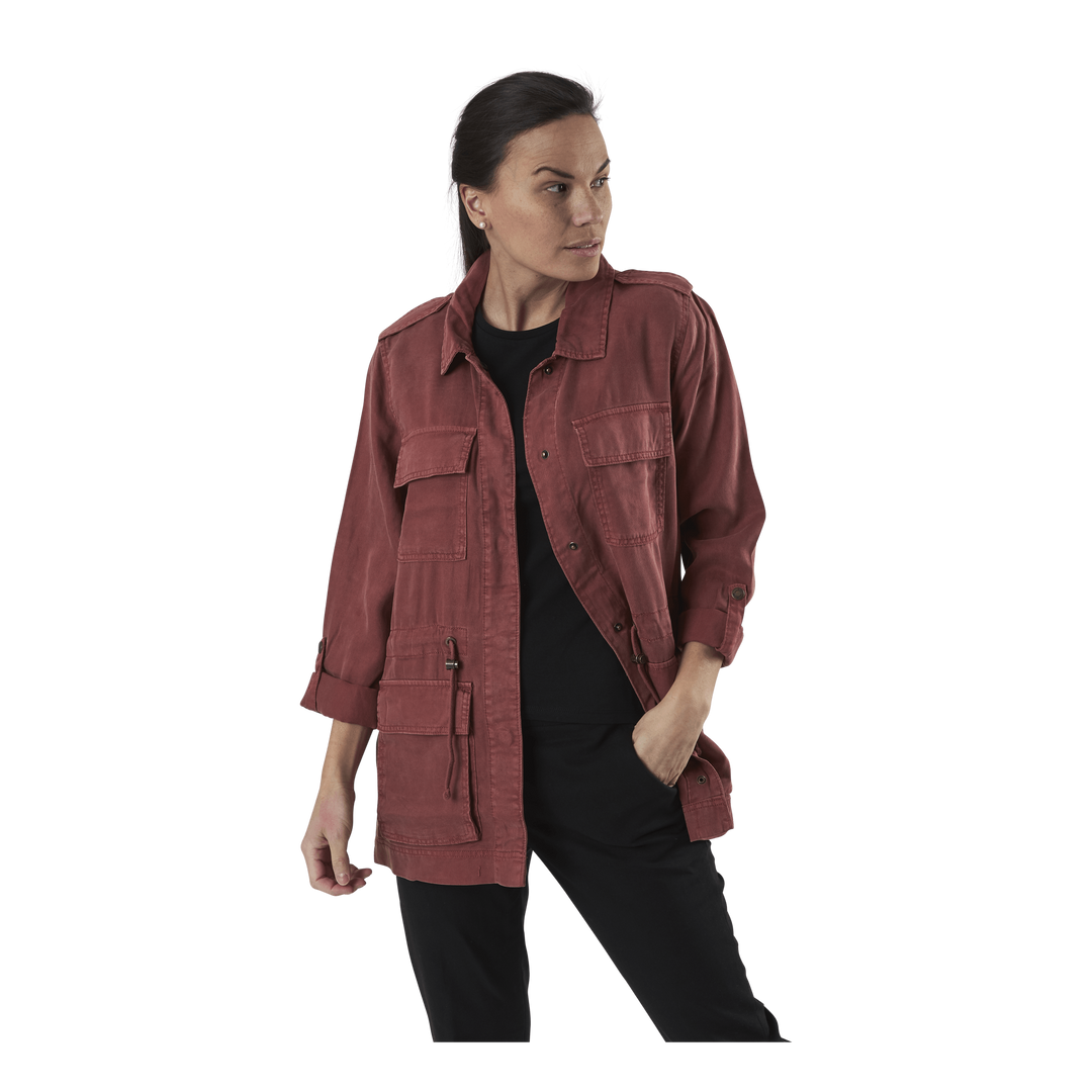 Red utility 2025 jacket women's