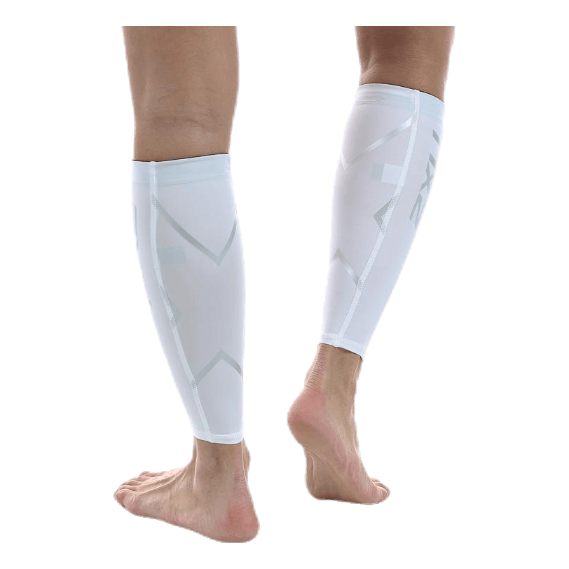 Compression Calf Guard White