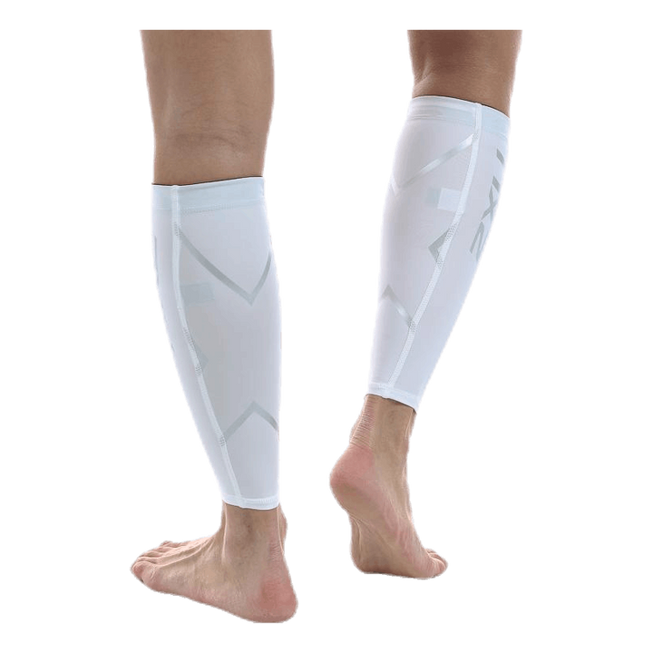 Compression Calf Guard White