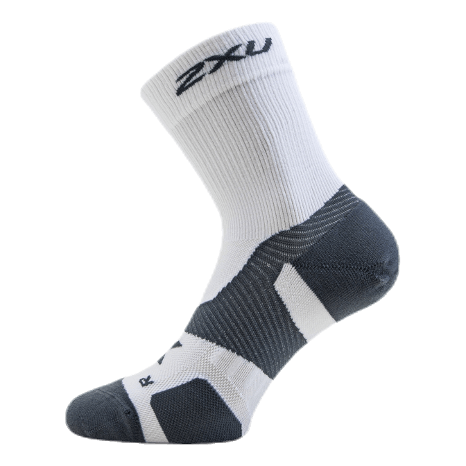 Vectr Cushion Crew Socks White/Grey