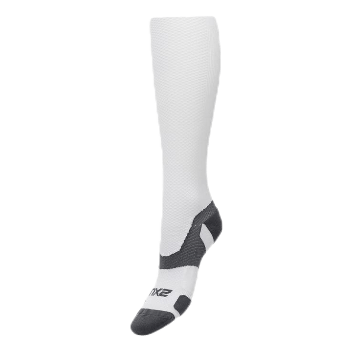 VECTR Light Cushion Sock White/Grey