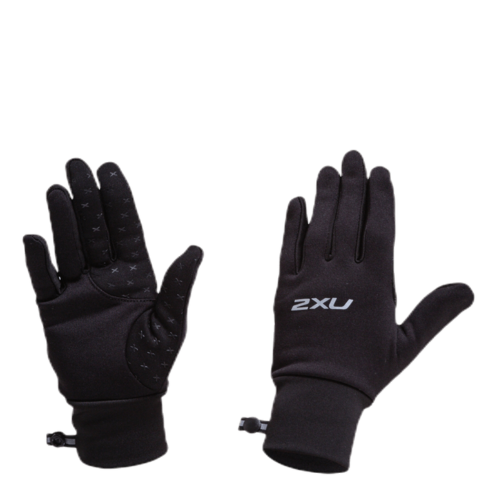 Run Glove Black/Silver