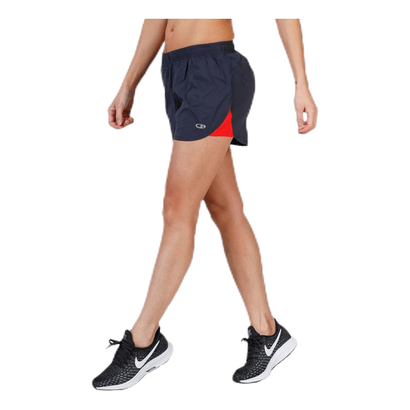 Icebreaker Impulse Running Shorts Grey Red Sportamore