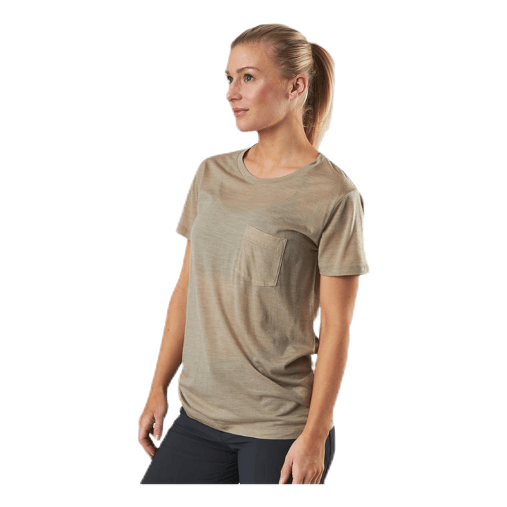Nature Dye Drayden SS Pocket Crewe Beige