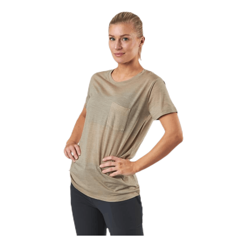 Nature Dye Drayden SS Pocket Crewe Beige